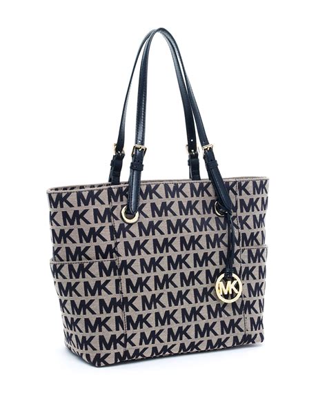 michael michael kors signature tote black|Michael Kors handbags small black.